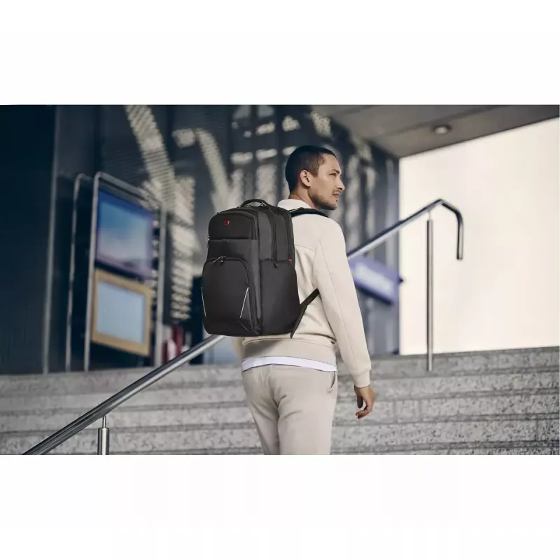 Casual backpack Wenger SwissGear Meteor Black Polyester PVC rPET