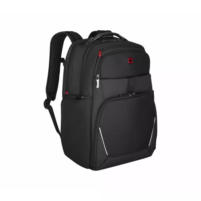 Casual backpack Wenger SwissGear Meteor Black Polyester PVC rPET