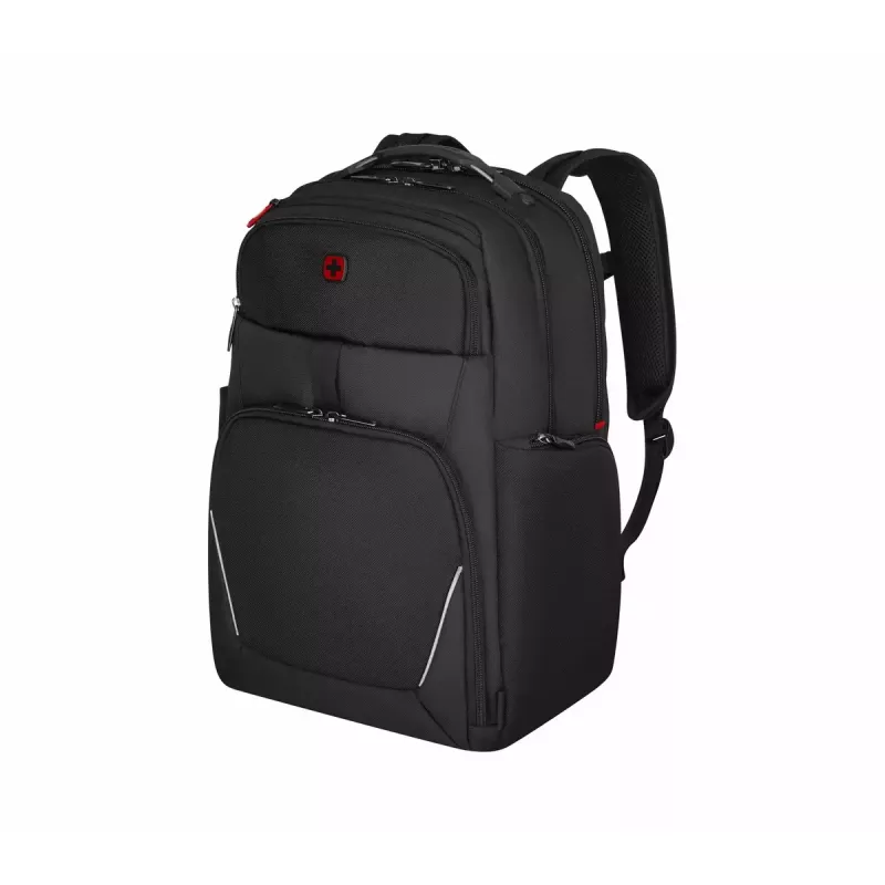 Casual backpack Wenger SwissGear Meteor Black Polyester PVC rPET