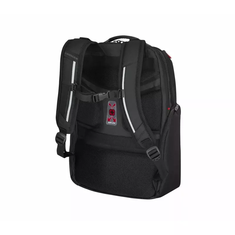 Casual backpack Wenger SwissGear Meteor Black Polyester PVC rPET