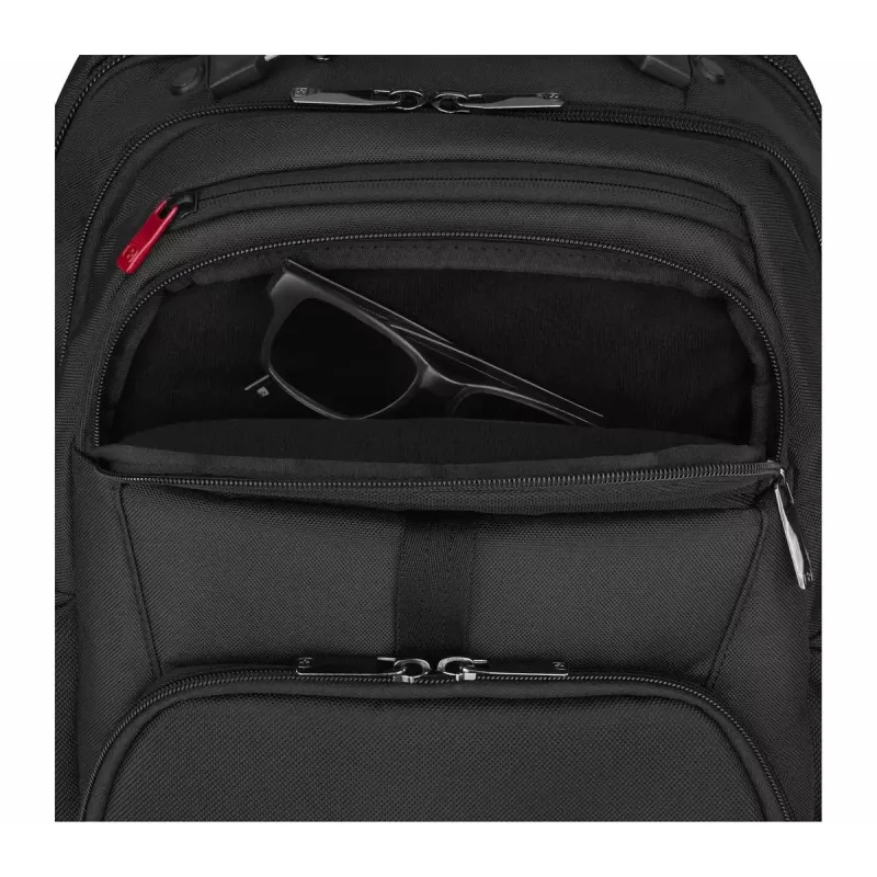 Casual backpack Wenger SwissGear Meteor Black Polyester PVC rPET