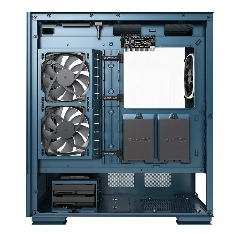 PC Case Montech SKY TWO Midi Tower Blue