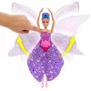 Barbie Dance and Flutter Doll with 2-in-1 Transformation from Dancer to Butterfly, Purple Hair