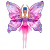 Barbie Dance and Flutter Doll with 2-in-1 Transformation from Dancer to Butterfly, Purple Hair