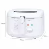 Deep fryer Clatronic FR 3771 2.5 L 1800 W White