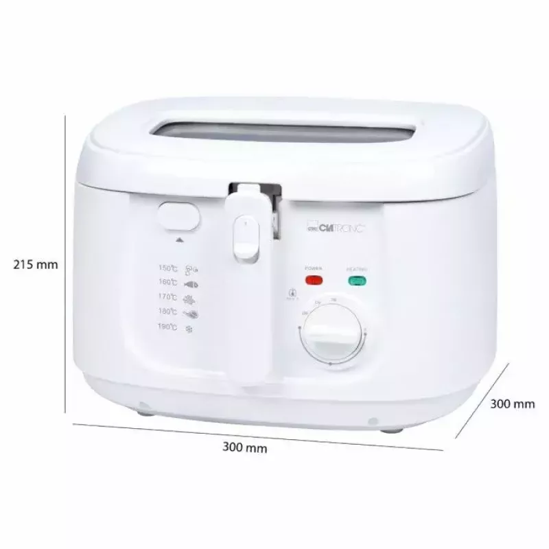 Deep fryer Clatronic FR 3771 2.5 L 1800 W White