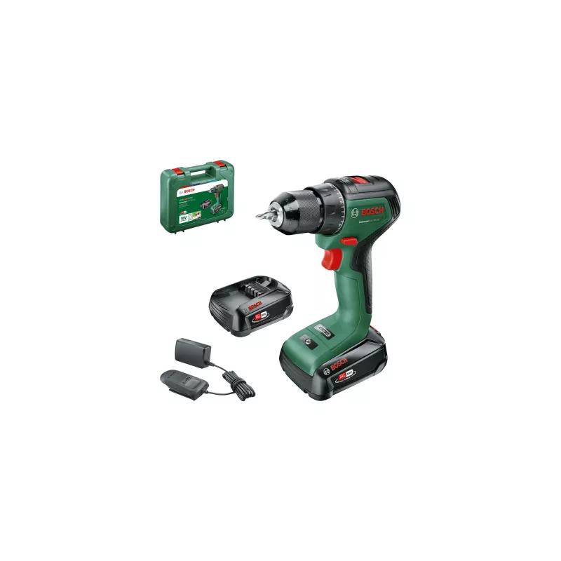 Bosch Universal Drill 18V-60 1900 RPM Keyless 1.3 kg Black, Green