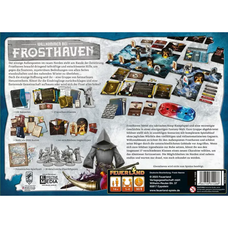 Board game Pegasus Spiele Frosthaven — Strategy, 30 min playtime, age 14+