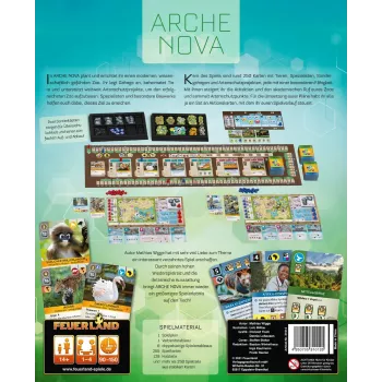Board game Pegasus Spiele Arche Nova — Lateral thinking family game, age 14+