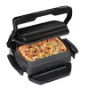 Contact Grill Tefal GC7148 — 2000W, stainless steel housing, rectangular, adjustable thermostat, grid top surface, 365×365×175 mm