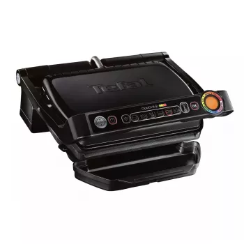 Contact Grill Tefal GC7148 — 2000W, stainless steel housing, rectangular, adjustable thermostat, grid top surface, 365×365×175 mm