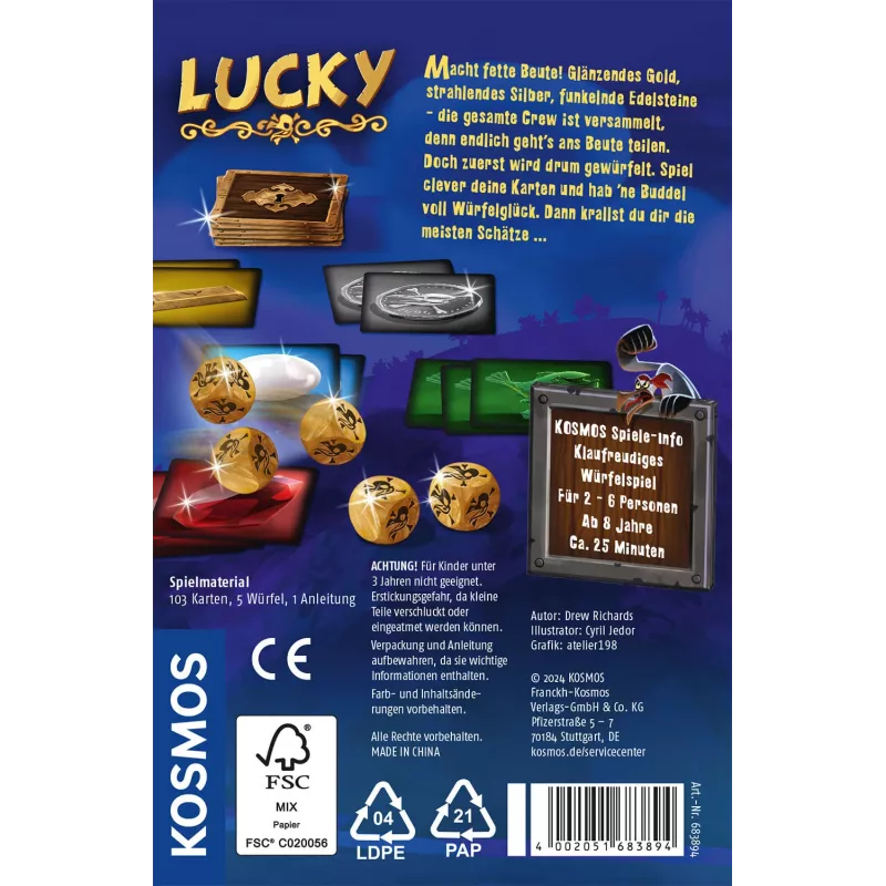 Kosmos Lucky 25 min Board game Tactical