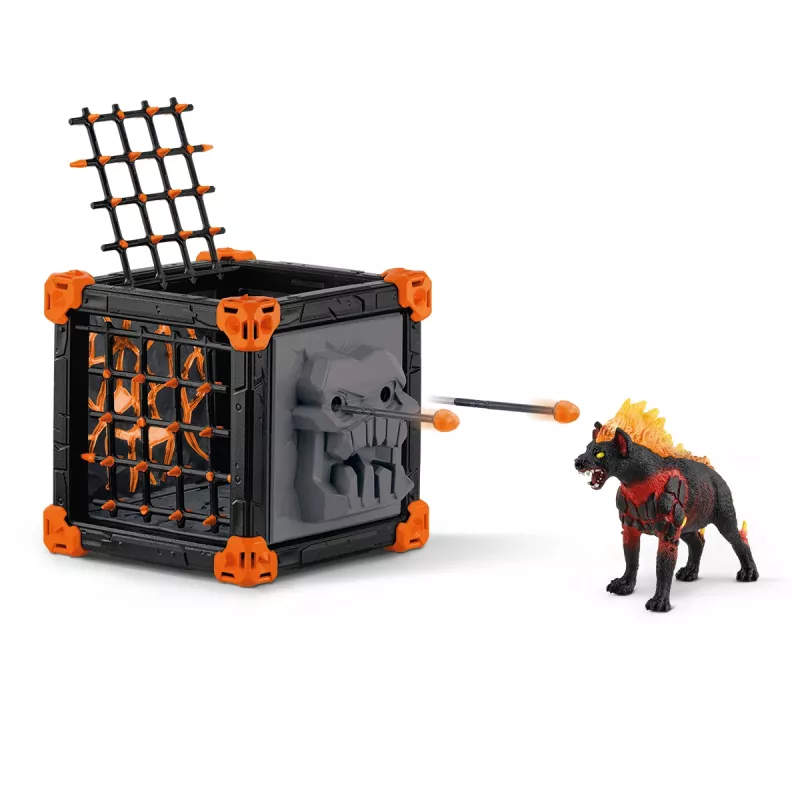 Action/Adventure Schleich BattleCave Lava Hyena Multicolour 42674