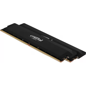 MICRON / CRUCIAL Memory - Crucial Pro - DDR5-6000 32GB Kit (16GBx2) UDIMM: OC Gaming Black