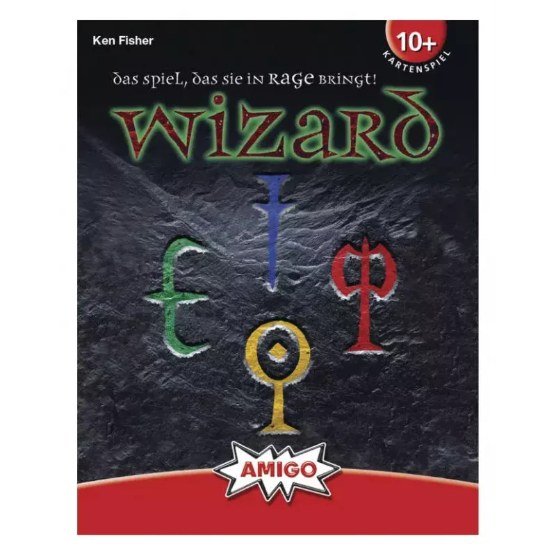 Card Game AMIGO Wizard (model 06900) — Strategy family game, 10+ years, 45 min