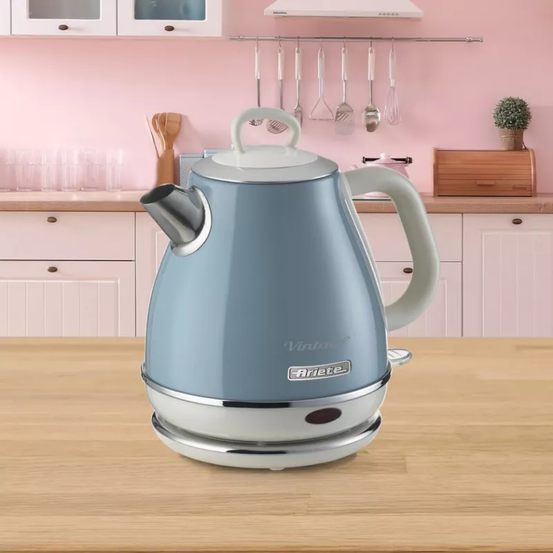 Electric kettle Ariete 1 liter 1630 watts light blue
