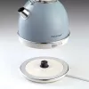 Ariete 2877 Kettle Vintage, 1,7L, Cordless, Blue, 1.7 L, 2000 W, Light Blue, Water level indicator, Cordless, Filtering