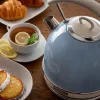 Ariete 2877 Kettle Vintage, 1,7L, Cordless, Blue, 1.7 L, 2000 W, Light Blue, Water level indicator, Cordless, Filtering