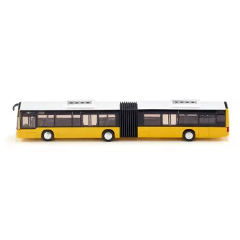 Articulated bus model Siku turquoise/white – scale toy vehicle, die‑cast collectible
