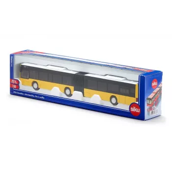 Articulated bus model Siku turquoise/white – scale toy vehicle, die‑cast collectible