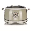 Ariete 2904 Rice Cooker - Electric Rice Cooker with ceramic bowl - Homemade Sushi - Multicooker - Vintage Line - 3.5 L - 650 W - Beige