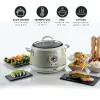 Ariete 2904 Rice Cooker - Electric Rice Cooker with ceramic bowl - Homemade Sushi - Multicooker - Vintage Line - 3.5 L - 650 W - Beige