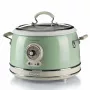 Ariete 2904 Rice Cooker - Electric Rice Cooker with ceramic bowl - Homemade Sushi - Multicooker - Vintage Line - 3.5 L - 650 W - Green