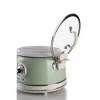 Ariete 2904 Rice Cooker - Electric Rice Cooker with ceramic bowl - Homemade Sushi - Multicooker - Vintage Line - 3.5 L - 650 W - Green