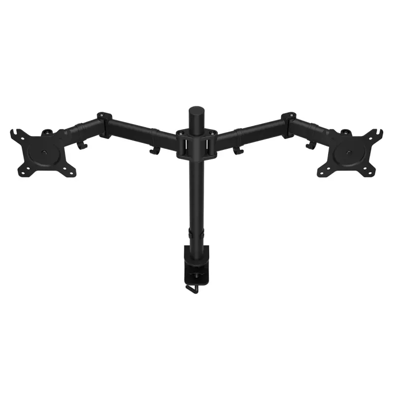 Monitor mount ENDORFY Atlas Double for 2 displays 27 inch (68.6 cm), clamp, VESA 75x75–100x100, max 8 kg per screen, black