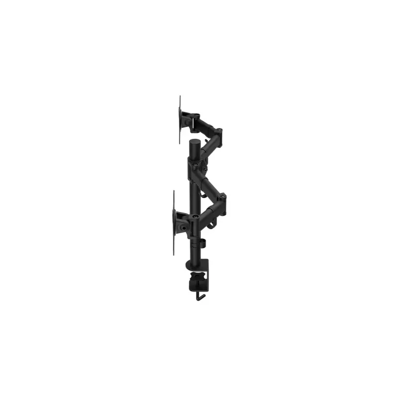 Monitor mount ENDORFY Atlas Double for 2 displays 27 inch (68.6 cm), clamp, VESA 75x75–100x100, max 8 kg per screen, black
