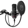 PC microphone ENDORFY Solum — USB-C wired cardioid mic, 16-bit/48 kHz, 18–21000 Hz, table mount, 2.9 m cable, headphone out, pop-filter