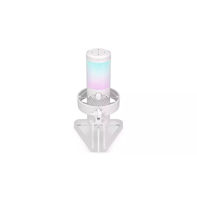 PC microphone ENDORFY AXIS Streaming White — USB, cardioid, 30–18 kHz, 192 kHz/24-bit, table stand, mute, headphone out