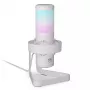 PC microphone ENDORFY AXIS Streaming White — USB, cardioid, 30–18 kHz, 192 kHz/24-bit, table stand, mute, headphone out