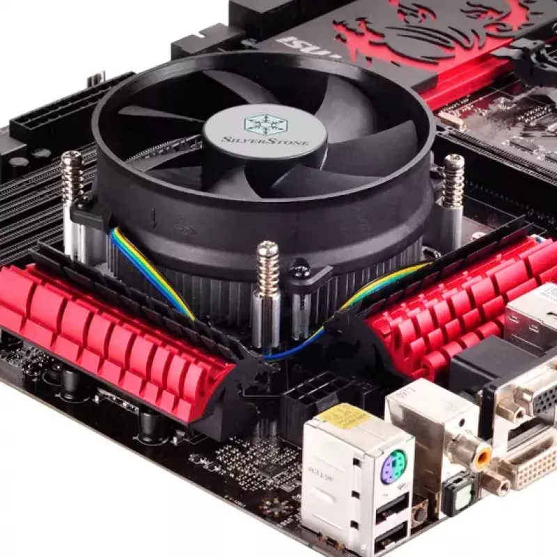 Cooler Silverstone NT09-115X Processor Cooler 9.2 cm Aluminium