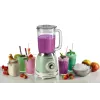 Ariete 583, Vintage Blender with 1.5 Liter glass cup, 4 Stainless Steel Blades, 4 Speeds + Pulse, 1000 Watt, Green