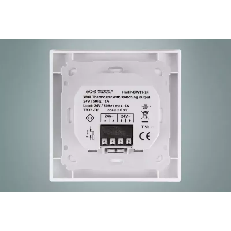 Thermostat Homematic IP HmIP-BWTH24 RF White 24V LCD