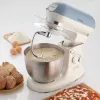 Ariete 1588 Vintage Mixer, Planetary Mixer for bread, pizza, cakes and pastries,5.5 L Capacity, 7 speeds, 2400 Watts, Pastel Blue