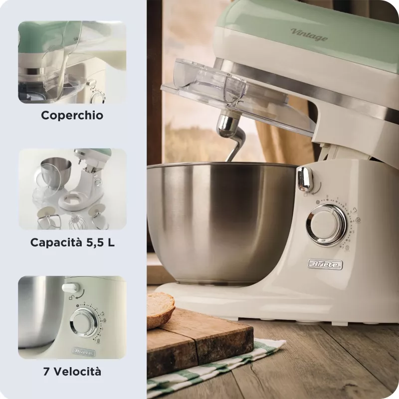 Food Processor Ariete 1588 2400 W 5.5 L Green White