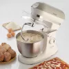 Ariete 1588 Vintage Mixer, Planetary Mixer for bread, pizza, cakes and pastries,5.5 L Capacity, 7 speeds, 2400 Watts, Pastel Beige
