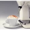 Ariete 1389 Vintage Espresso Coffee Machine - Espresso coffee machine for ground coffee or ESE pods, in a pastel beige colour
