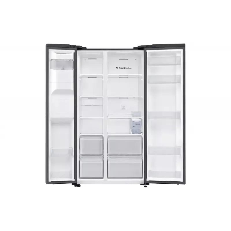 Samsung RS64DG5303B1 side-by-side refrigerator Freestanding 628 L Black, Stainless steel