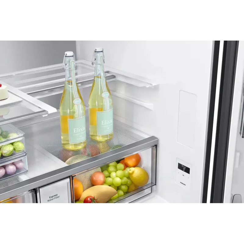 Samsung RF65DG960EB1 side-by-side refrigerator Freestanding 646 L Black