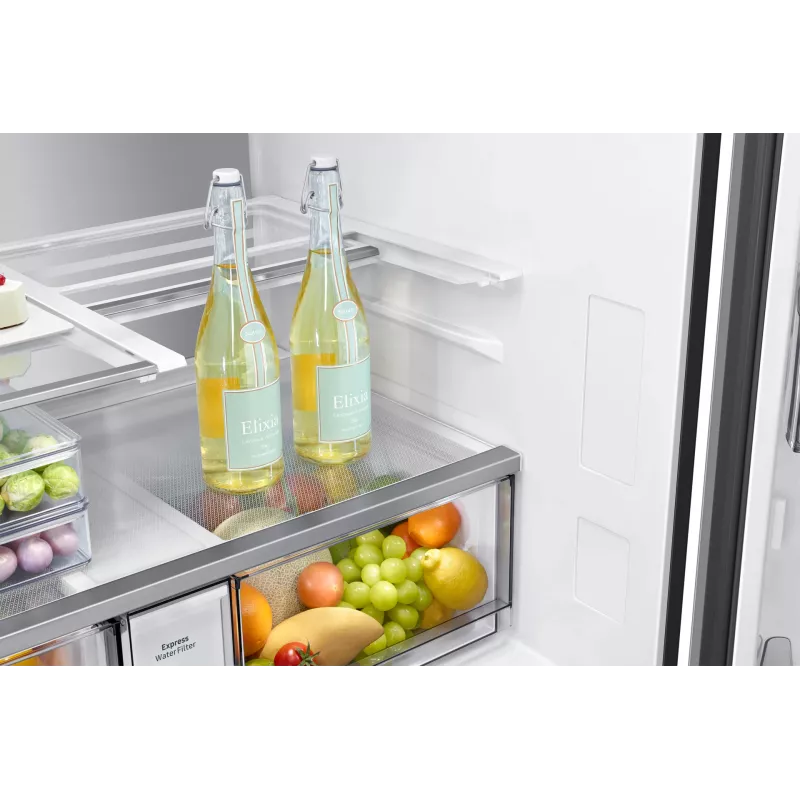 Samsung RF65DG9H0ESR side-by-side refrigerator Freestanding 636 L Stainless steel