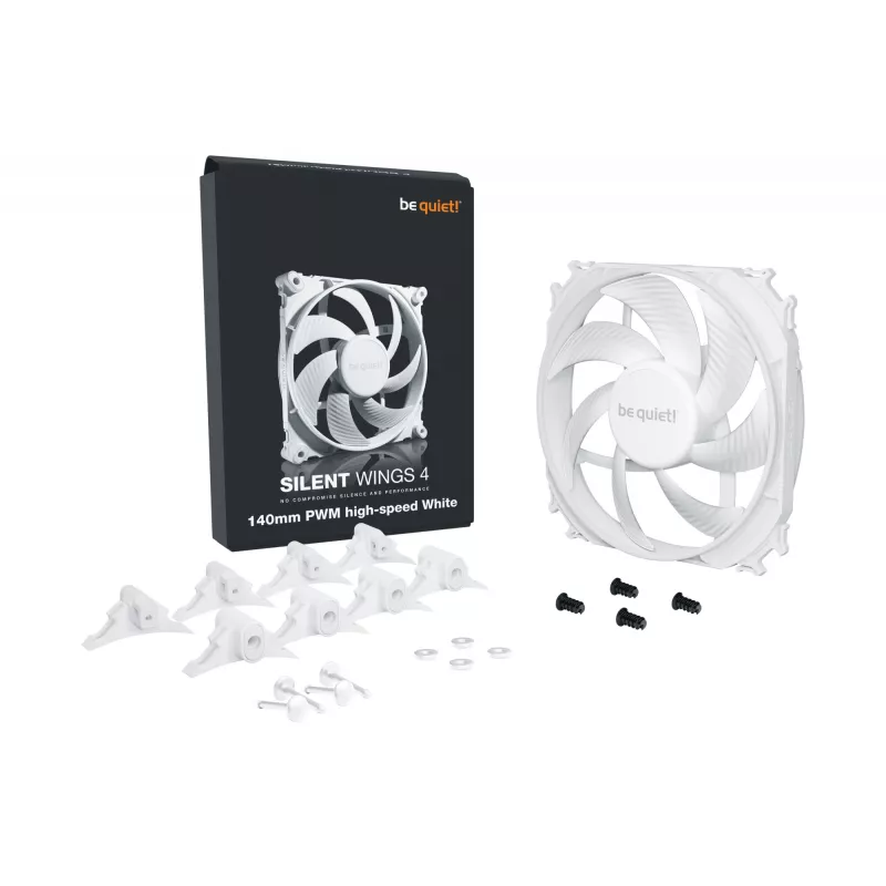 be quiet SILENT WINGS 4 | 140mm PWM high-speed White Computer case Fan 14 cm 1 pc(s)