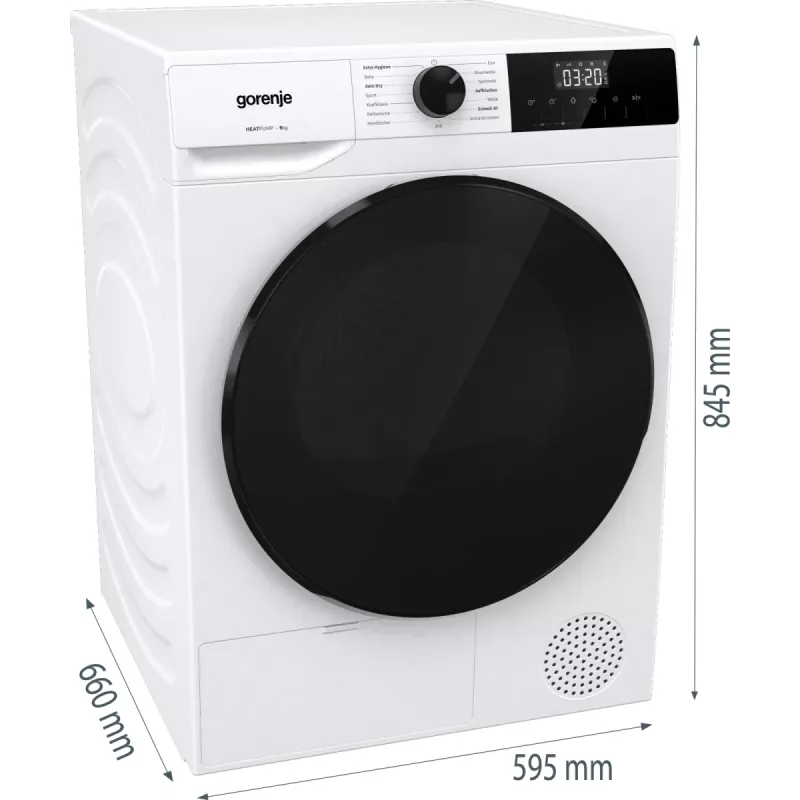Gorenje DHNA92/DE tumble dryer Freestanding Front-load 9 kg White
