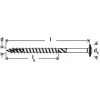 Wood construction screw FISCHER PowerFast II 10.0x100 mm flat head TX galvanized