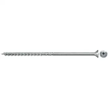 Wood construction screw FISCHER PowerFast II 8.0x220 mm countersunk head TX galvanized