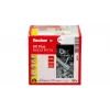 Screw & wall plug kit Fischer 567935 100 pcs Nylon 6 mm drill hole