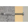 Screw & wall plug kit Fischer 567935 100 pcs Nylon 6 mm drill hole