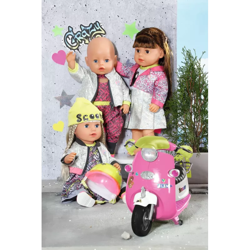 BABY born City Deluxe Scooter Combo Doll scooter